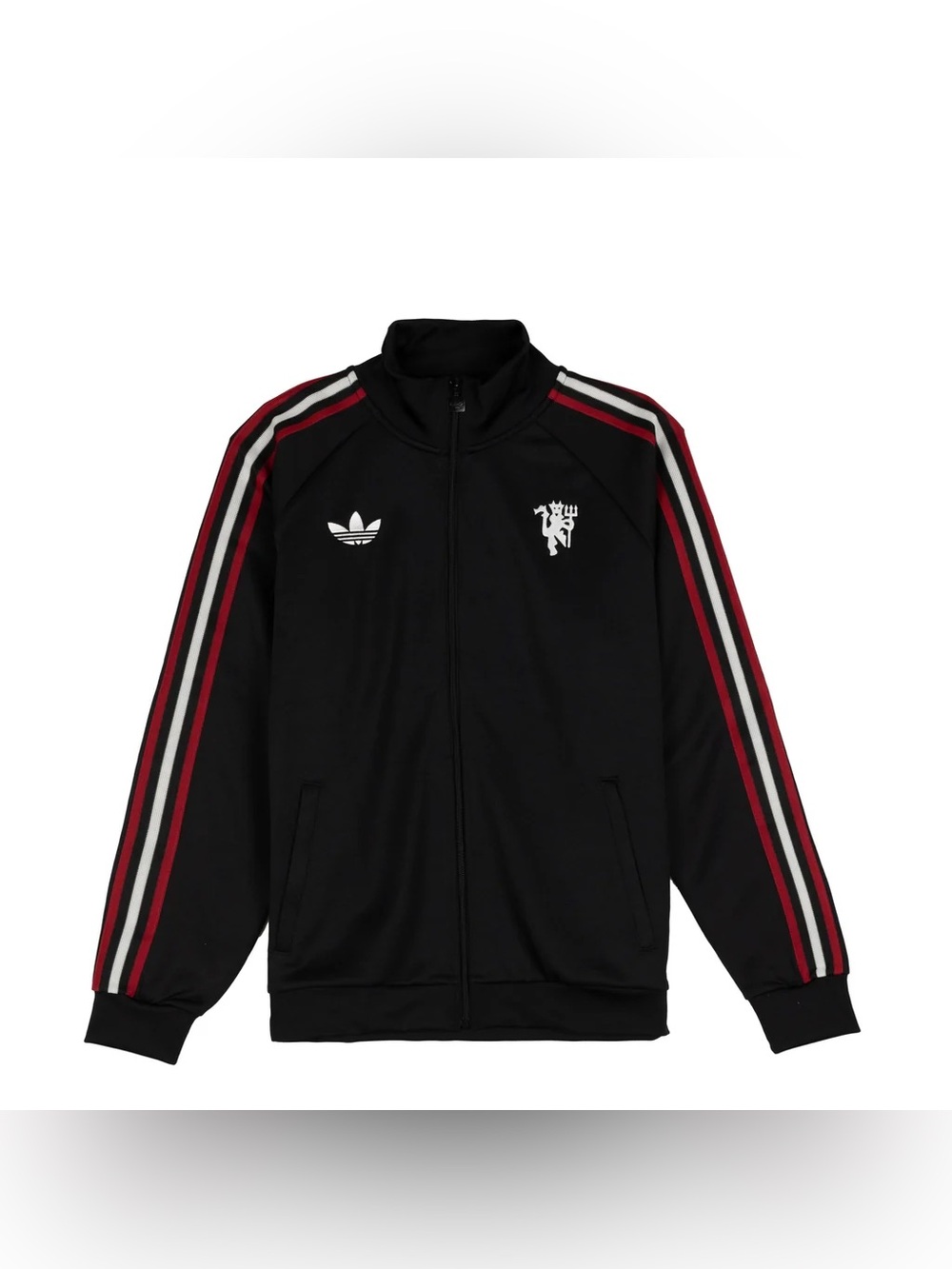 adidas Originals Manchester United Full Zip Track Top black red Jacket JZ2230